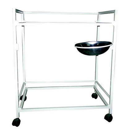 Instrument Trolley with Glass Shelve