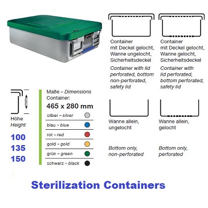 Sterilization containers
